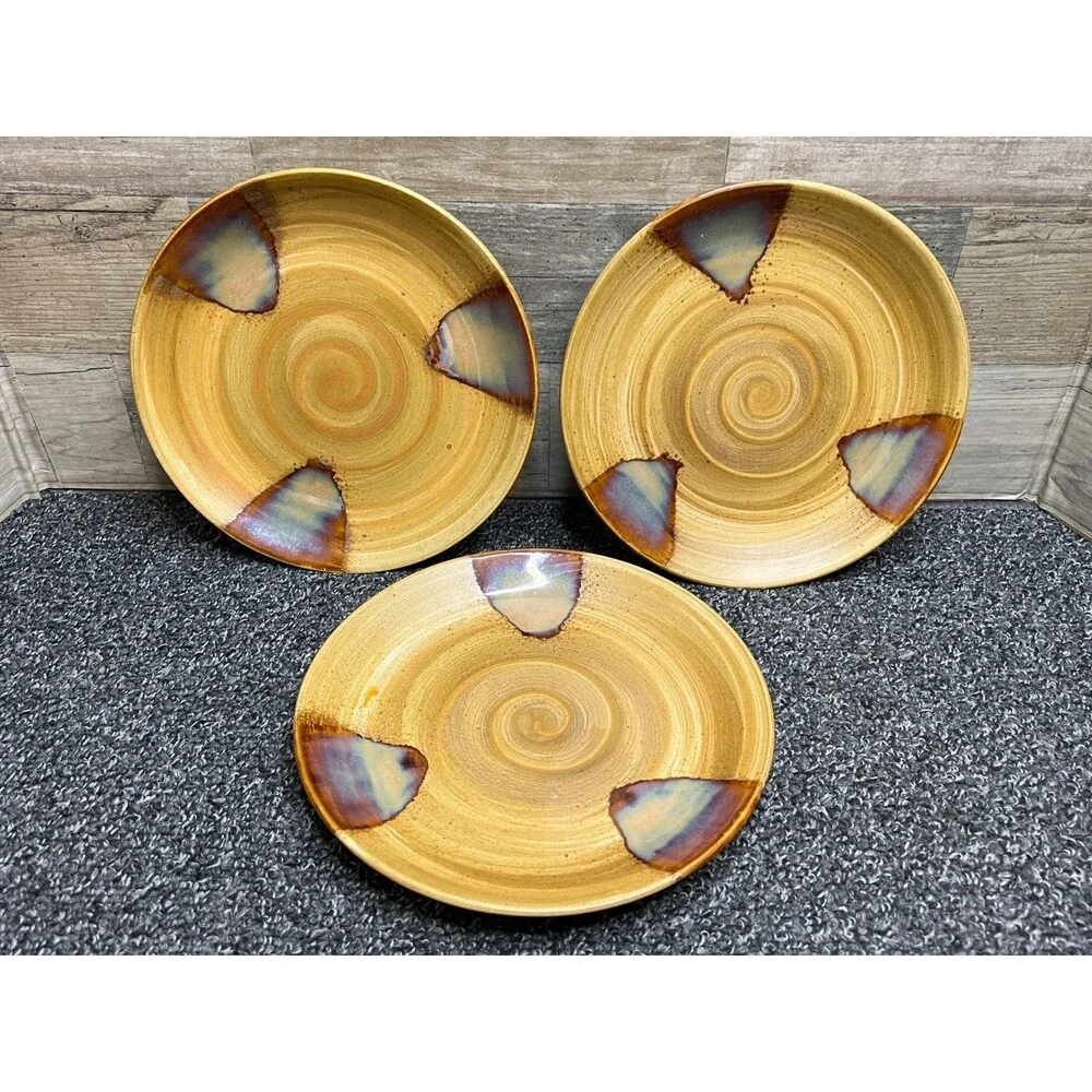 Sango Splash 4951 Brown Drip Glaze 8.25